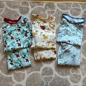 Little Sleepies Disney set all size 7/8